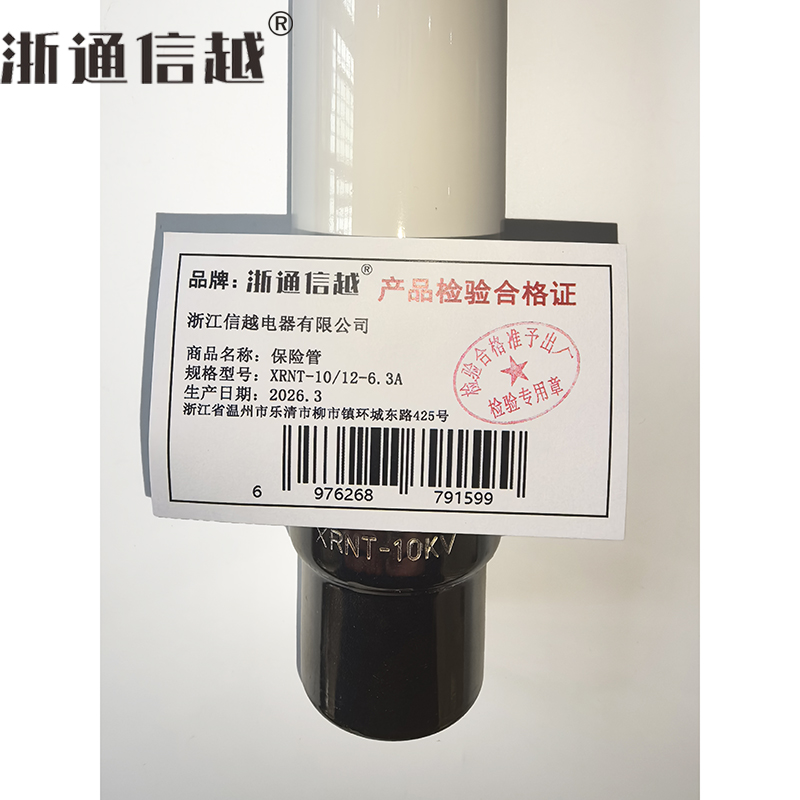 浙通信越 保险管 XRNT-10/12-6.3A/根高清大图