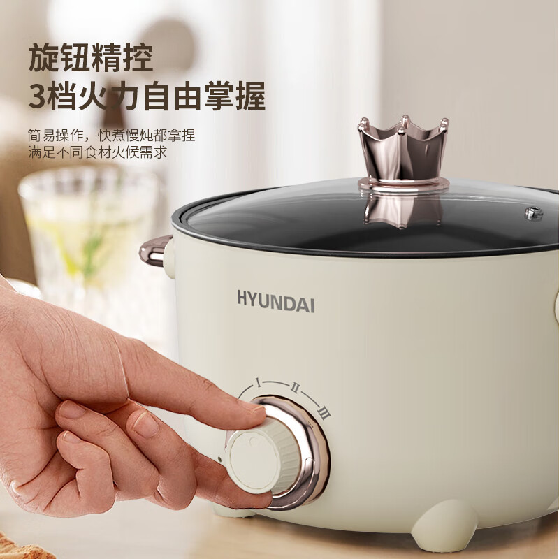 HYUNDAI JZ-22A 电热锅(电火锅) 300*240*195mm2.5L (单位:台)高清大图