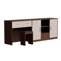 洛创 电视柜桌凳 200*40*75cm 套