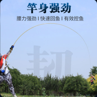 野风旅 路亚鲫鱼竿套装37调1.8米2.1米2.4米鱼竿碳素钓鱼竿渔具海抛钓竿钓鱼竿台钓