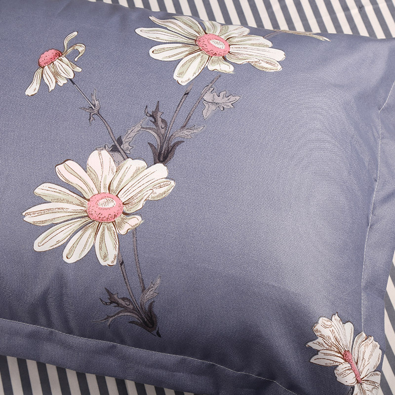 天琴采花蜜-柔丝棉四件套 床单230*250cm+被罩200*230cm+枕套48*74cm*2高清大图