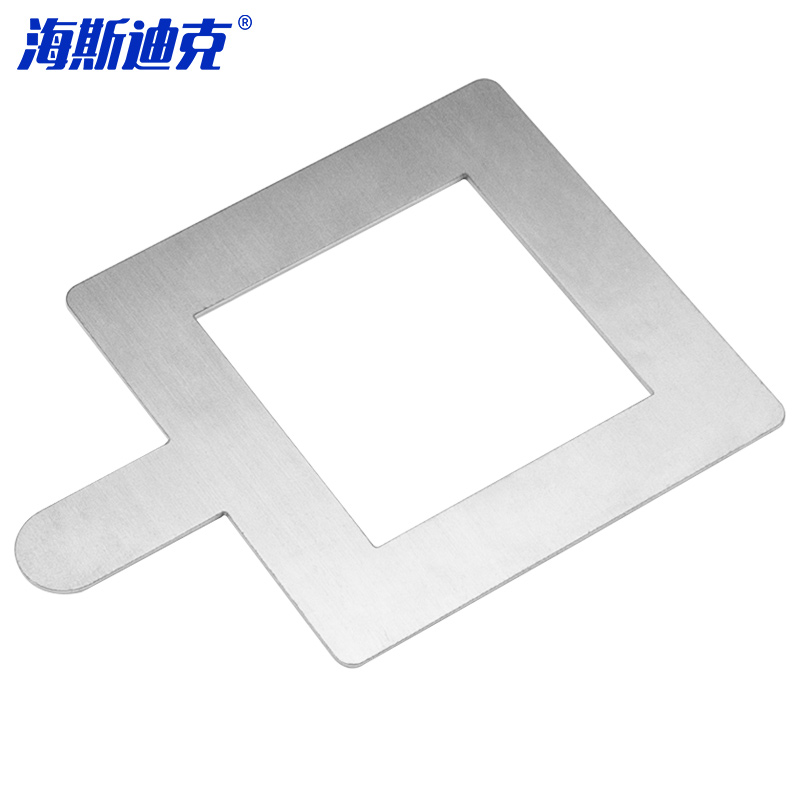 海斯迪克 不锈钢规格采样板 HKCL-583 5*5cm 直柄 1个