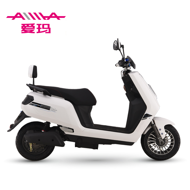 爱玛电动车红牛zu旗舰版20ah容量铅酸电池大功率电机全智能液晶仪表盘