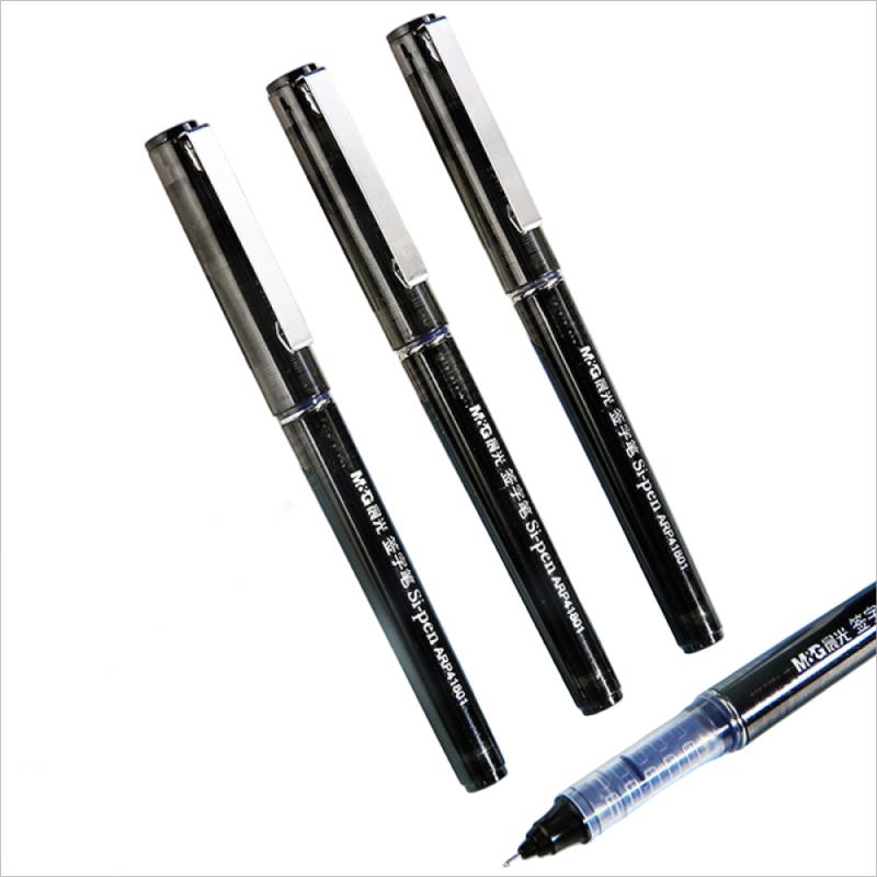 晨光(M&G) ARP41801 直液式笔 0.5mm 黑色 12支/件高清大图