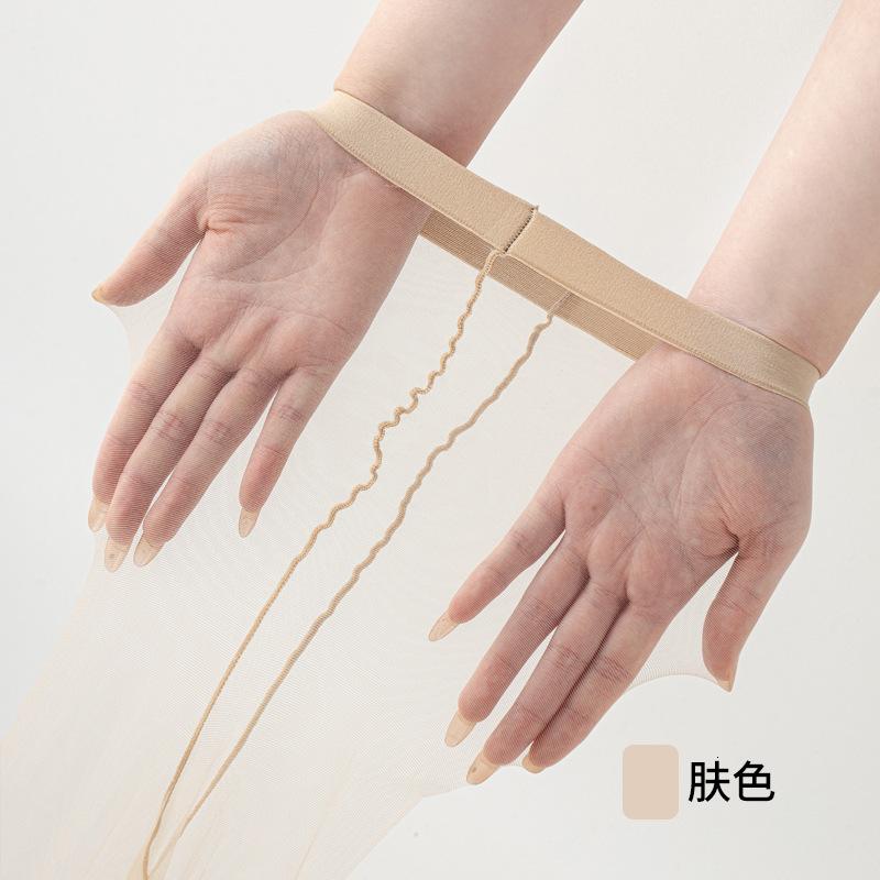 黑丝袜女防勾丝耐穿春夏季超薄0d高透性感一线裆脚尖透明丝袜批发高清大图