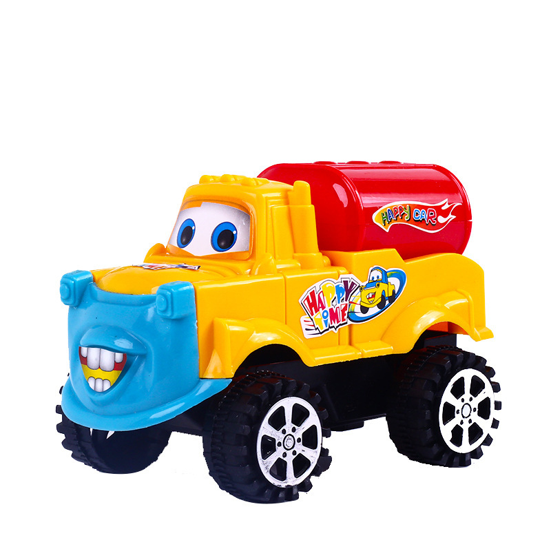 拉线装水车工程车汽车儿童玩具