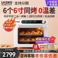 UKOEO 高比克 风炉烤箱5A家用风平二合一多功能全自动42L大容量私房烘焙多功能电烤箱 5A风平二合一