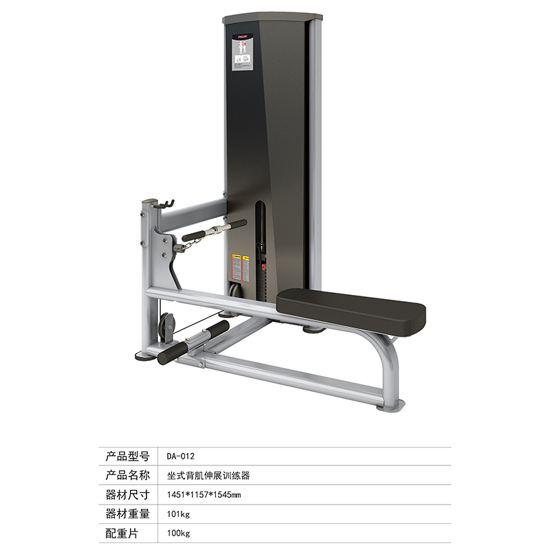 健芬欣 驰健商用坐式背肌伸展训练器健身房专用DA-012 健身器材免费送装