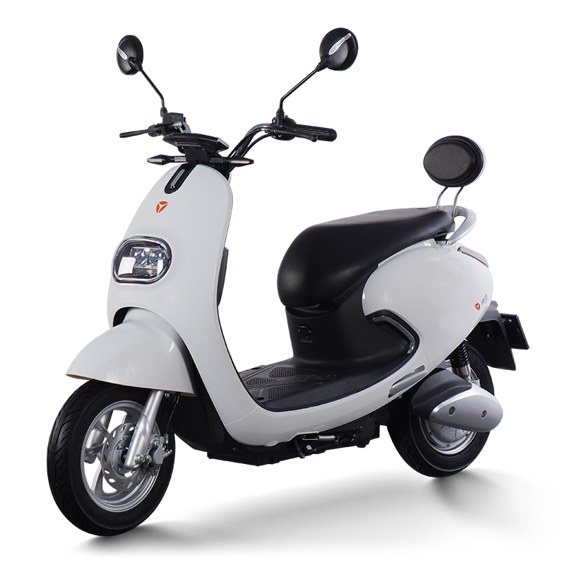 雅迪yadea新款q舞电动车20ah时尚小龟王代步车电动摩托车