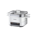 摩飞电器(MORPHY RICHARDS) 多功能锅电蒸锅 6L大容量可预约 3min速沸 MR8901 白色 / 台