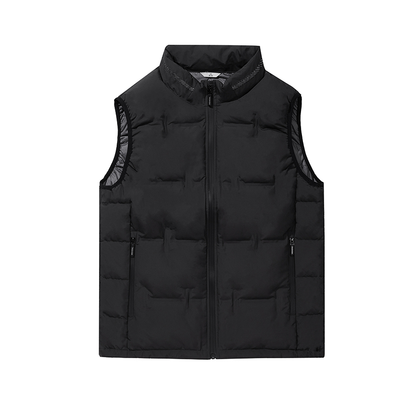 蒙洛里克2023年新款冬季羽绒马甲男时尚连帽潮流帅气羽绒保暖背心2086