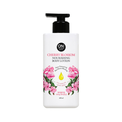 [滋润保湿润体乳]ON THE BODY 安宝笛 樱花花香滋润保湿润体乳 400ml 保湿补水