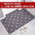 进地垫家用客厅卧室红色地毯喜庆地板脚垫定制口北欧入户垫子_261 70*140cm 善之行蓝色