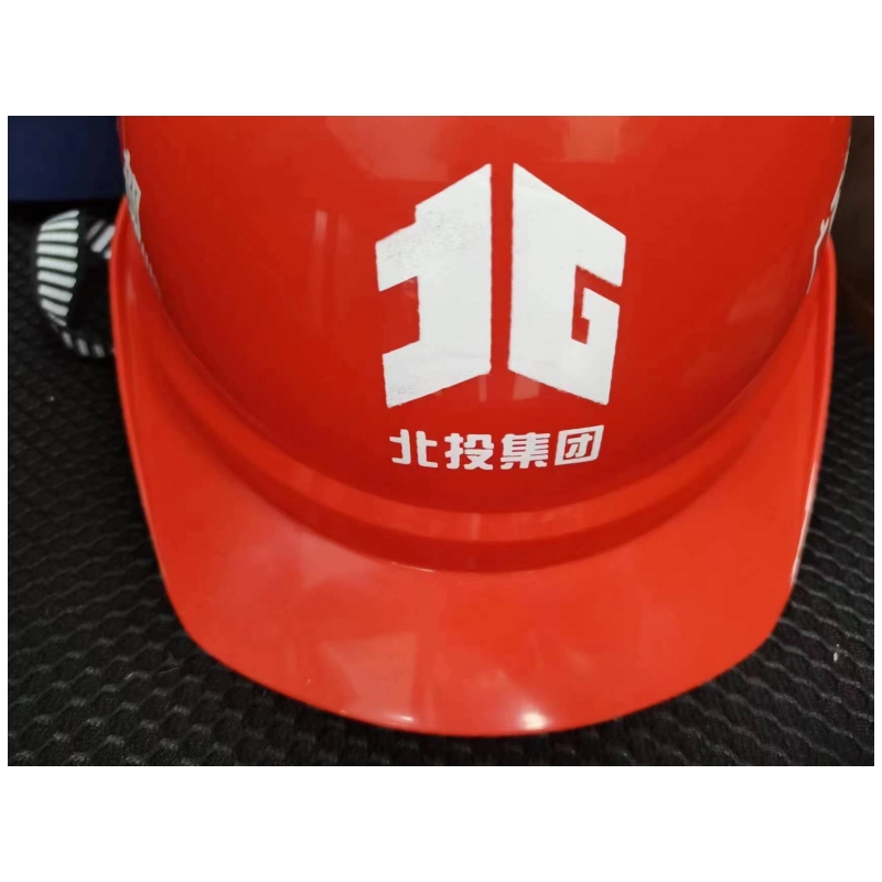 梅思安 V-Gard豪华型 ABS安全帽超爱戴帽衬PVC吸汗带 D型下颌带 白色 可定制单色LOGO(20顶起订)一顶装高清大图