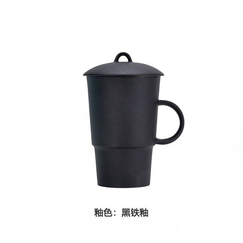万仟堂(EDENUS) 净界·纳米抗菌杯 黑铁釉