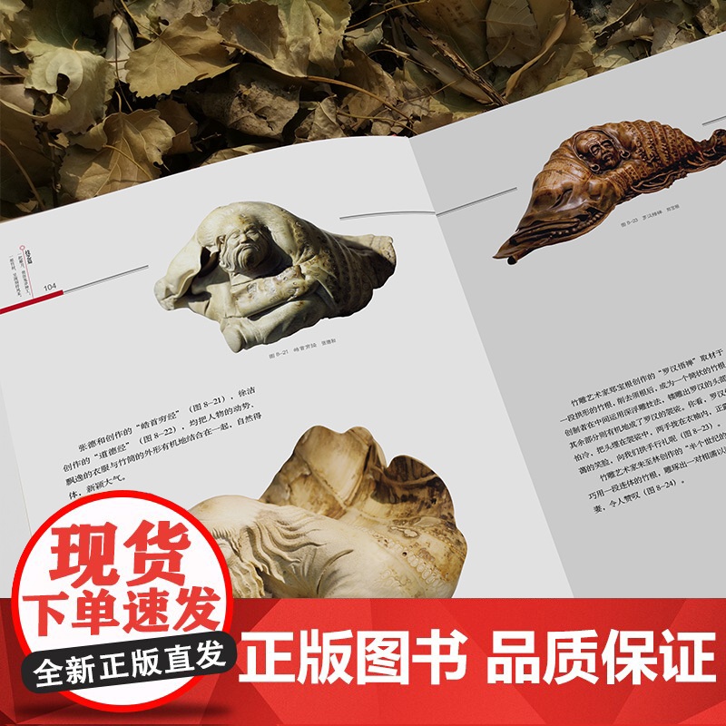 中国竹雕 雕刻雕塑 徐华铛著 国家出版基金项目书籍 匠心竹木竹雕技法竹根竹筒技艺造型艺术9787514021585北京工高清大图