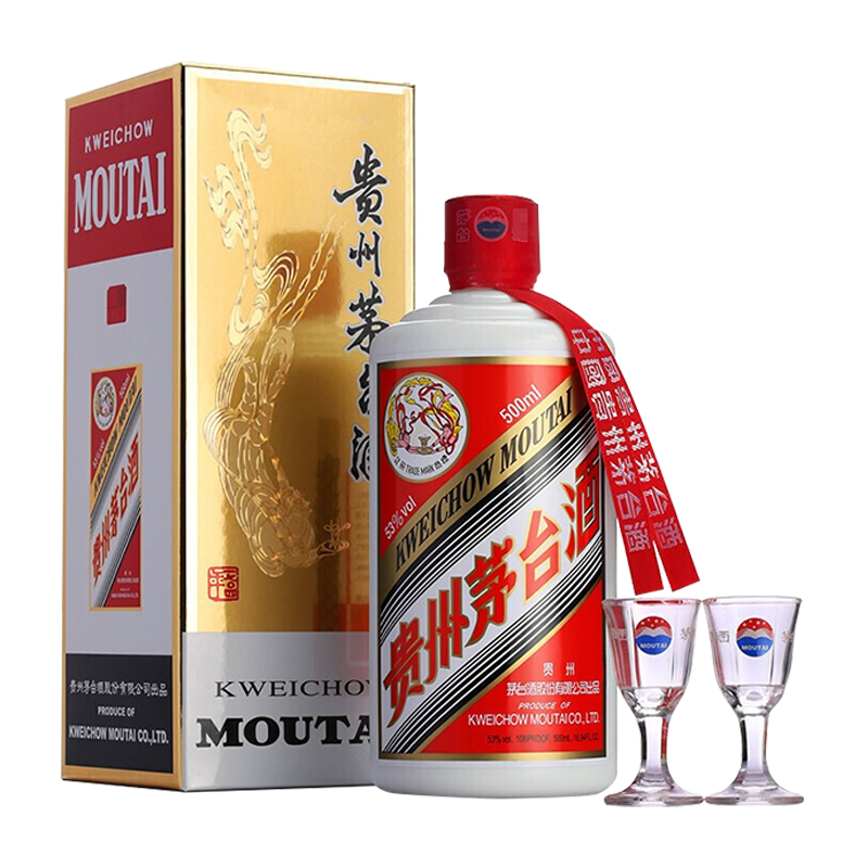 贵州茅台 飞天茅台 酱香型白酒 53度 500ml