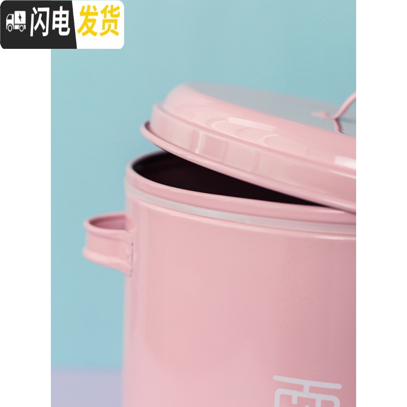 三维工匠北欧ins风面粉桶5kg面桶10斤米桶15斤防潮防锈防晒带密封圈送杯子收纳桶高清大图