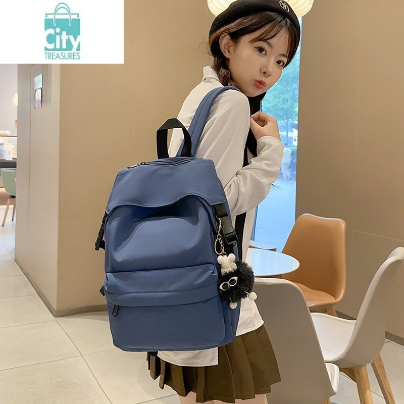 bangdou书包初中女生2024新款小学生大容量背包学院风高中学生韩版