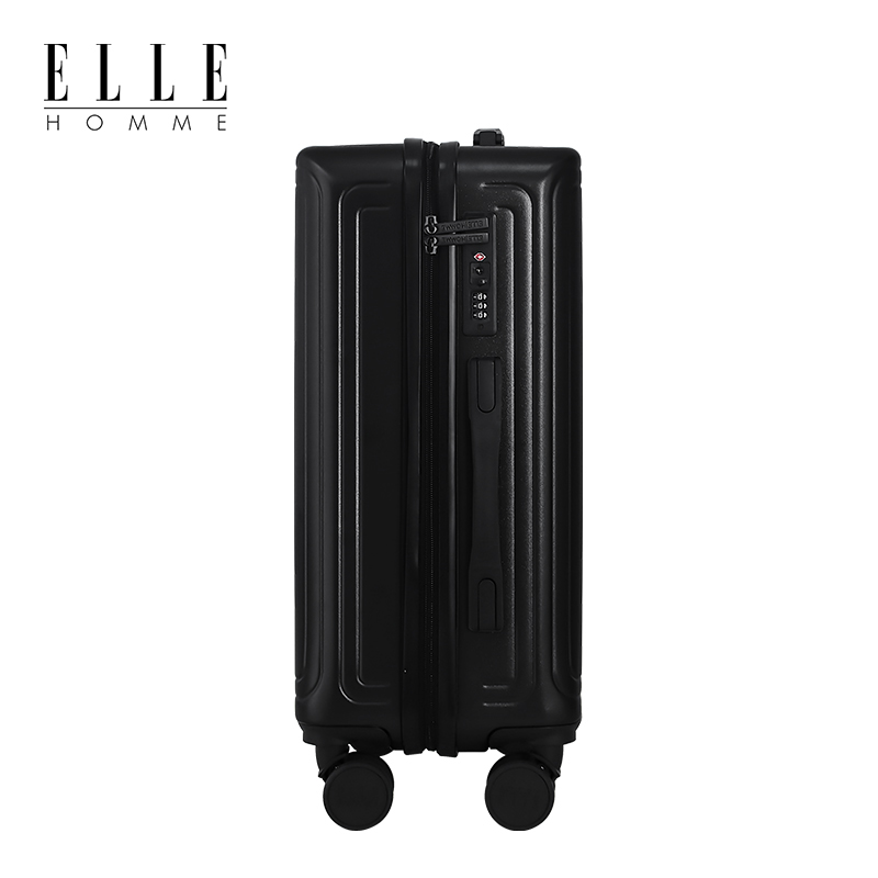 ELLE HOMME EH21008201 简约商务潮流拉杆箱 20寸百搭黑高清大图