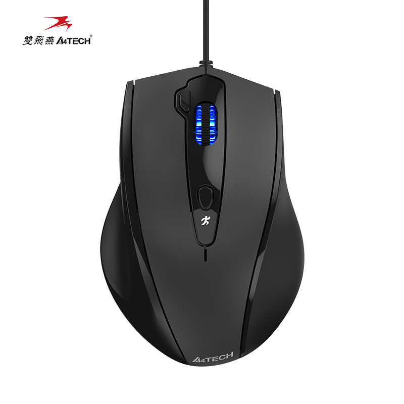 双飞燕(A4TECH) N-810FX USB有线针光鼠标 家用办公游戏鼠标 笔记本台式电脑鼠标 黑视频介绍_双飞燕(A4TECH) N ...