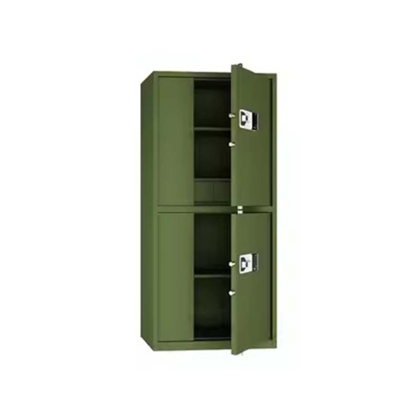 帅畅军绿色保密柜电子密码文件柜保险柜国保指纹锁分体资料档案矮柜通双节保密柜(国保锁)高清大图