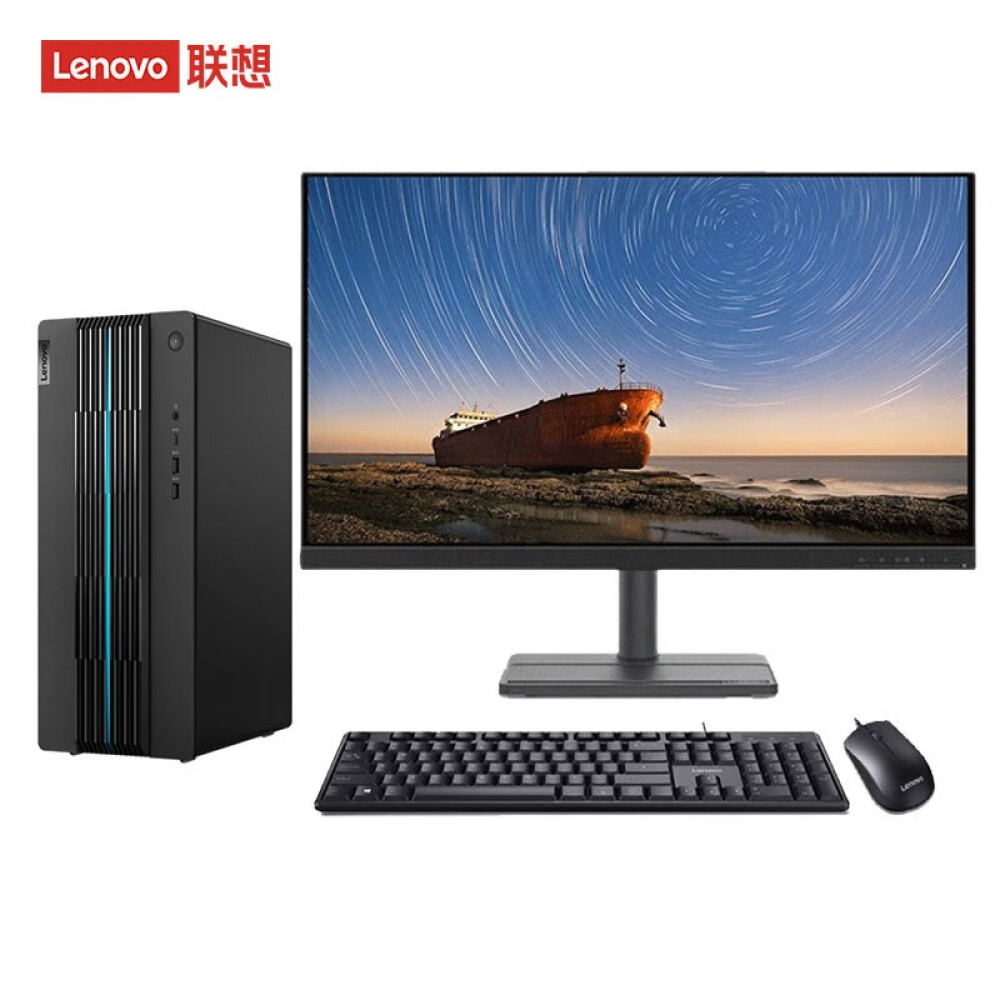 联想GeekPro 2022办公台式电脑 I7/16G/RTX3060LHR/27英寸高清大图