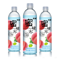 依能 蜜桃水 添加蜂蜜 果味饮料 500ml*24瓶 塑膜量贩装