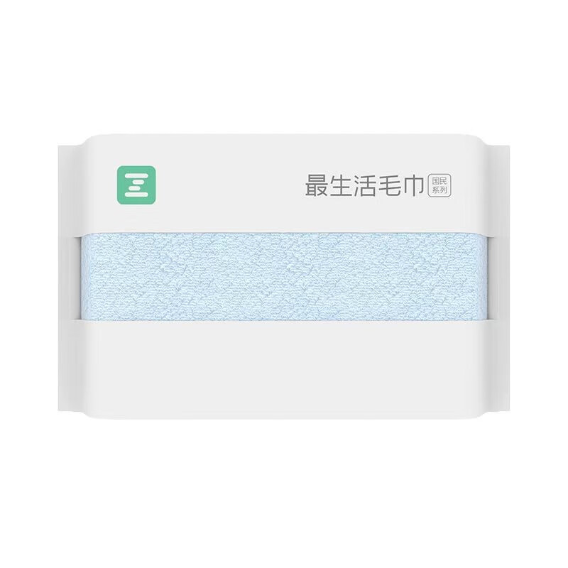 最生活(a-life)浴巾·国民系列新疆长绒棉毛巾纯棉浴巾 A-1181 蓝色