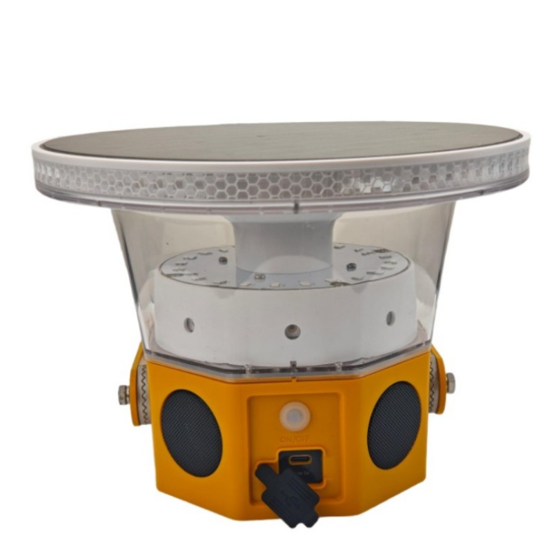 华燏 HY-BZD1062 3.7V 0.5W IP66 60±3次/分钟 LED 太阳能警示灯 (计价单位:盏) 黄色高清大图