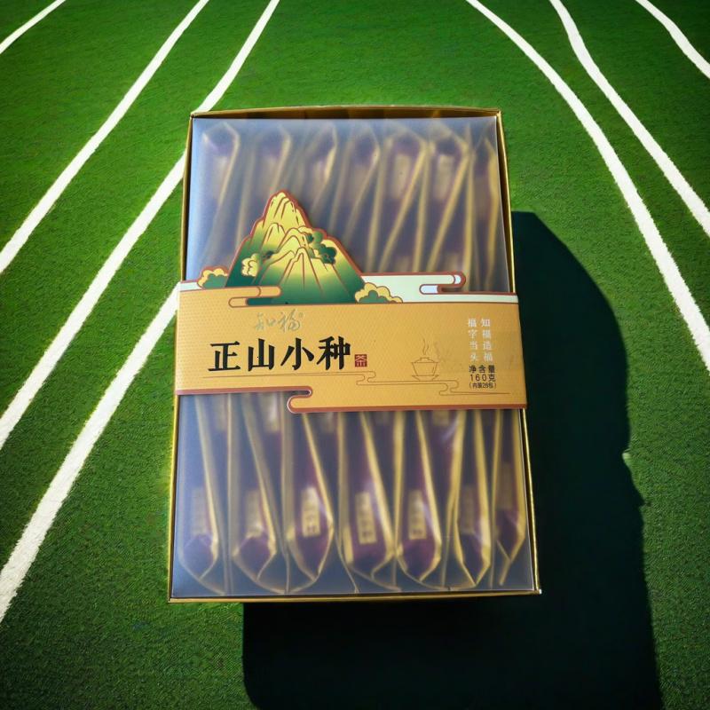 知福年新茶正山小种红茶武夷山浓香红茶透明盒装160g高清大图