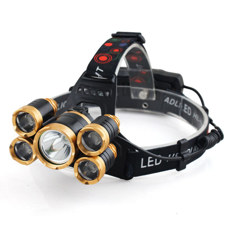 秦泰(Cqint) QTFL-14 铝合金大功率变焦T6头灯 3W DC3.7V 300流明 续航8小时高清大图