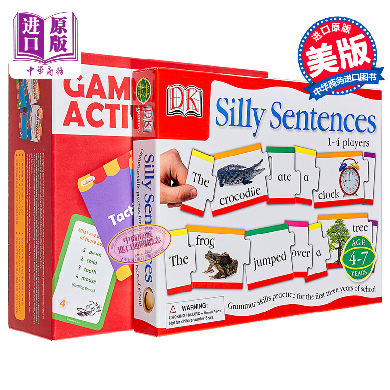 [正版]两盒装 点教版 配套50集语法视频Silly Sentences 愚蠢的句子 Targeting Gramma高清大图