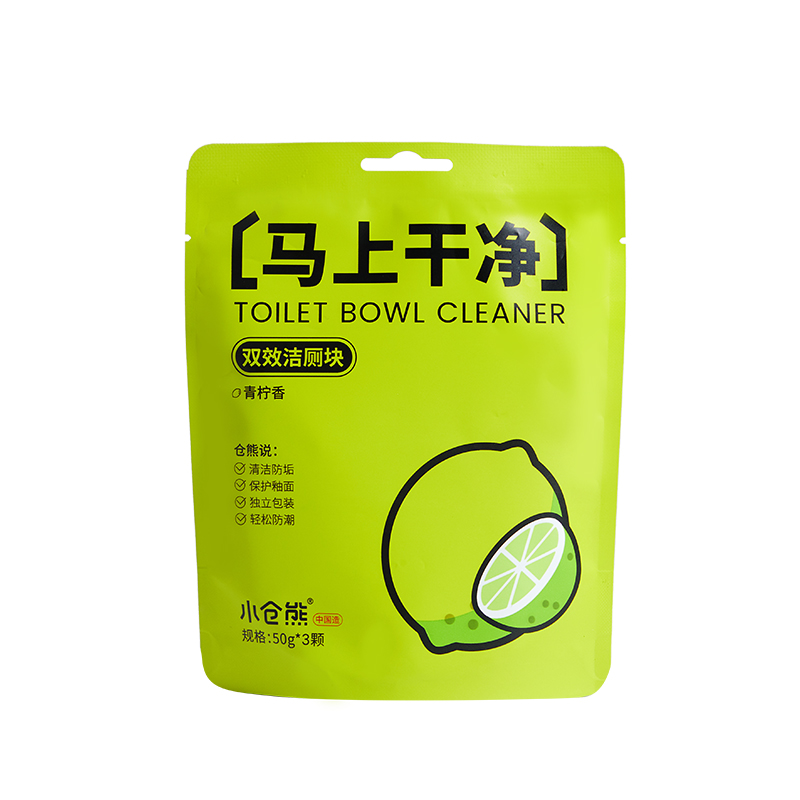 小仓熊 双效洁厕块三个装(青柠味)50g*3颗 ZHX-SXJCKQN50gX3-26