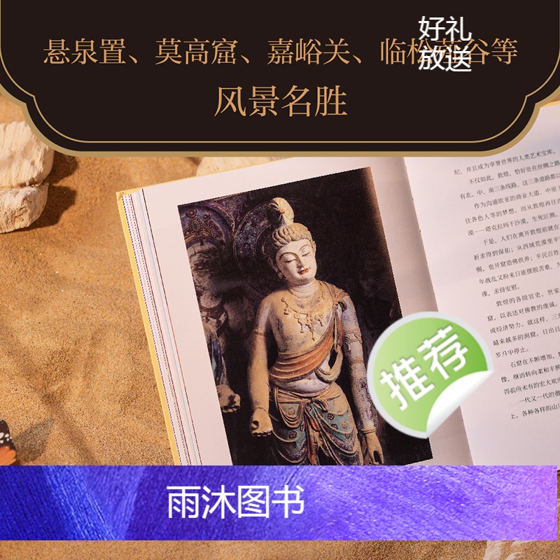 [正版] 河西走廊 CCTV高分纪录片《河西走廊》纸质书 高清全彩摄影照 原版解说词 敦煌壁画中国西部历史人文作文文案高清大图