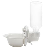 狗饮水器挂式猫咪自动饮水机喂水器宠物饮水器喝水器悬挂式饮水壶 象牙白 悬挂式饮水器
