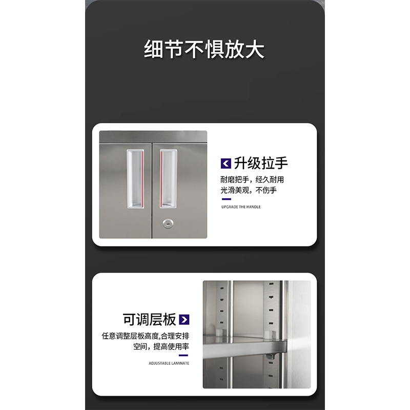 芙瑞塔不锈钢安全帽柜90*40*180cm台高清大图