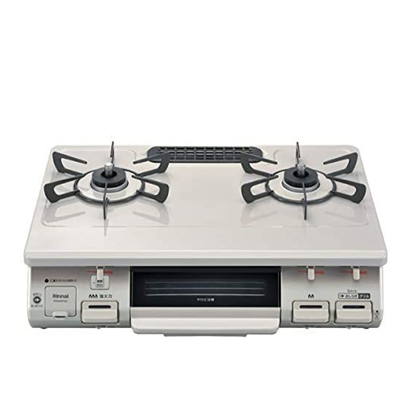 日本原装进口 RINNAI林内 台式燃气灶烤箱灶 2眼灶 RT64MH7R2-CR 13A天然气