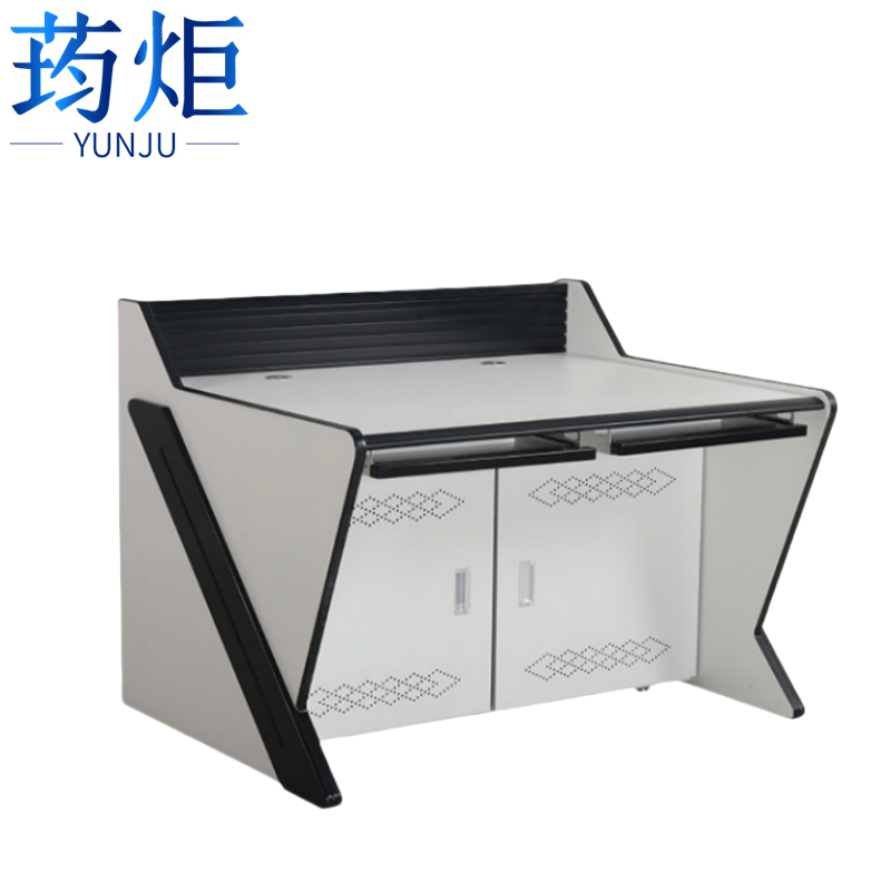 荺炬电脑操作台双联台高清大图