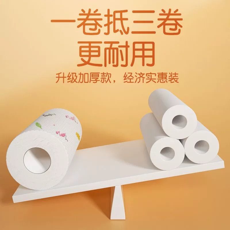 [补贴10%]厨房懒人抹布不沾油去污加厚一次性洗碗布毛巾吸水厨房专用纸巾高清大图