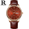 正品瑞之缘男士手表商务圆形石英表男表防水皮带表机械潮流配饰表
