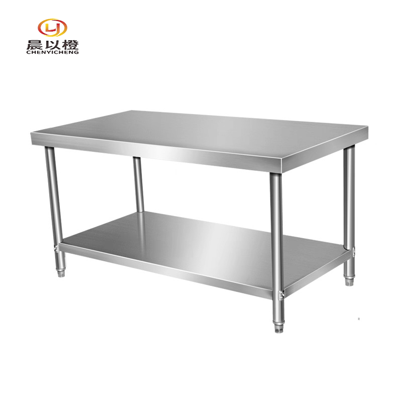晨以橙 不锈钢工作台 1500*800*800mm双层 张高清大图
