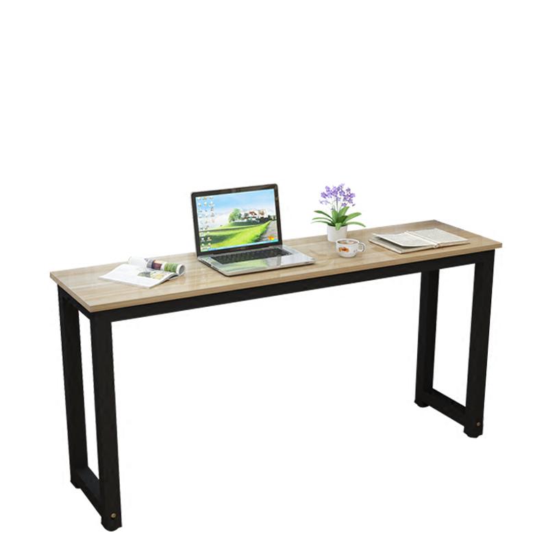 简约电脑台式桌书房简易长条写字窄书桌定做家用长方形桌长条桌子定制