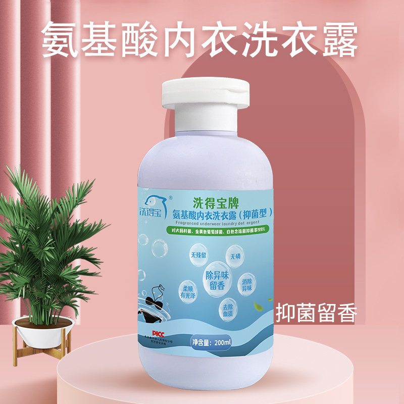 洗得宝 洗护清洁4件套B款 洗衣液2kg*2+内衣洗衣露500ml+200ml