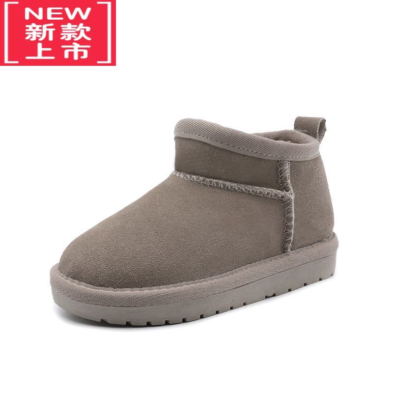 可莉允冬季儿童保暖棉鞋男童雪地靴女童靴子小童鞋防滑防水宝宝鞋子图片