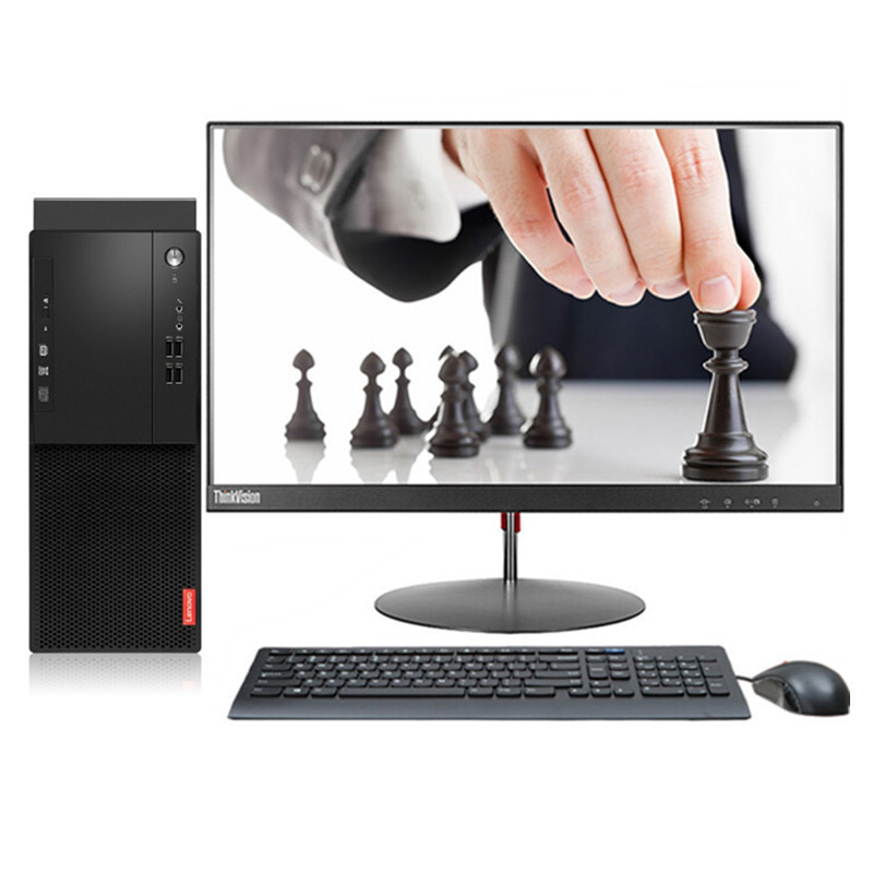 联想(Lenovo)启天商用M415主机(I5/4G/500G/无光驱)+21.5英寸显示器