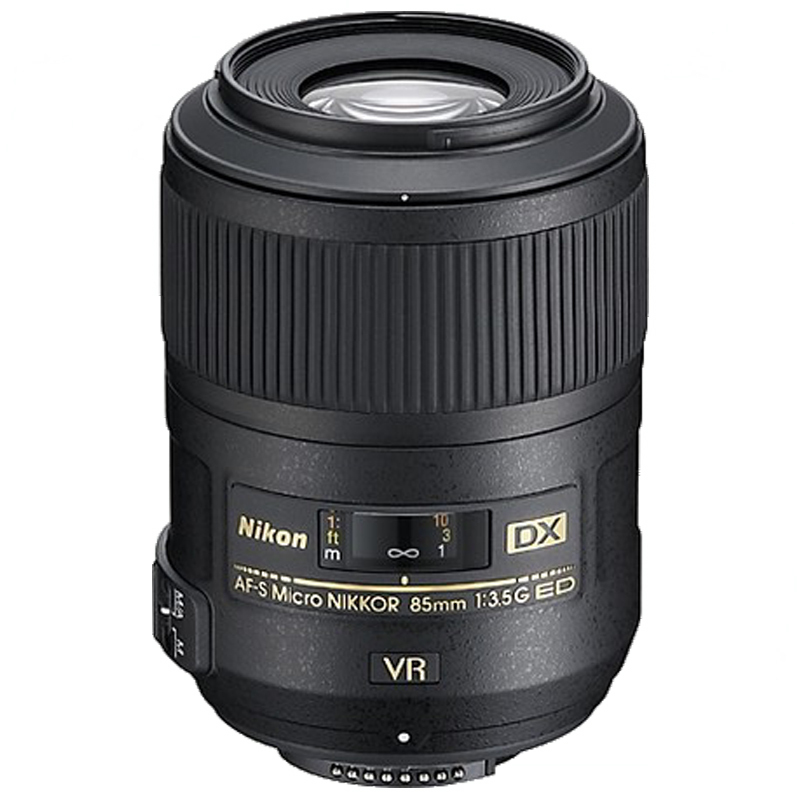 尼康(Nikon) AF-S DX 85mm f/3.5G ED VR 尼康卡口 52mm口径 微距镜头