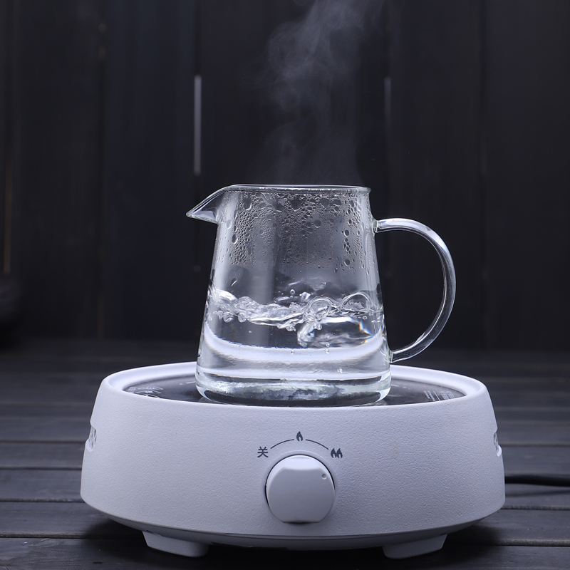 耐热加厚公道杯茶漏套装玻璃泡茶分茶器功夫茶具茶海家用公杯大号|小龙蛋230毫升（送花网）