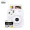 富士(FUJIFILM)INSTAX 拍立得 相机 一次成像 mini25白色套装 胶片相机 含50张富士小尺寸胶片