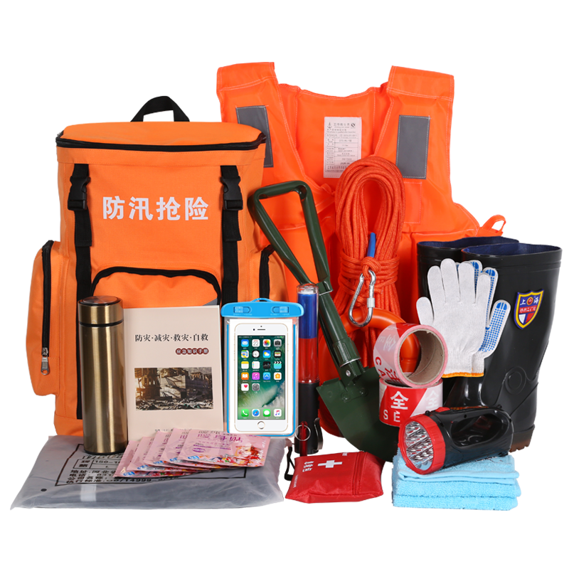 人防战备物资储备 防汛防灾应急包60件套高清大图